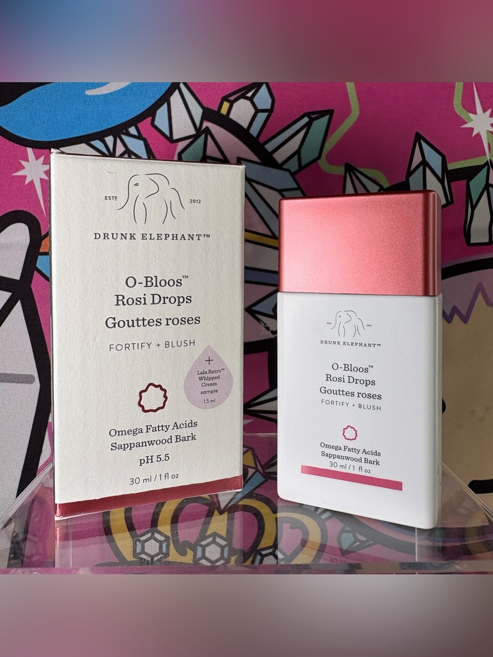 Drunk Elephant O-Bloos Rosi Drops 1fl oz Full Size